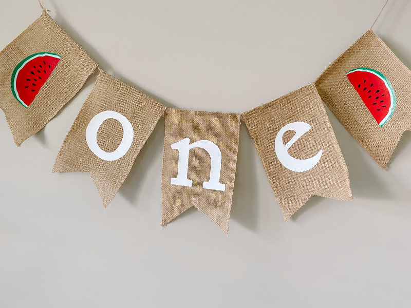 Burlap Banner